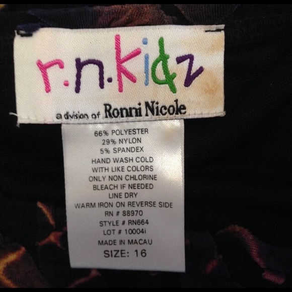 Ronnie Nicole Purple Crackle Mini Skirt - Picture 3 of 3